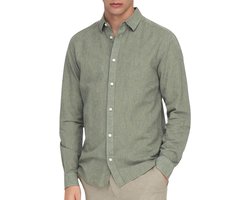 Only & Sons Caiden LS Solid Linnen Overhemd Heren - Maat XL