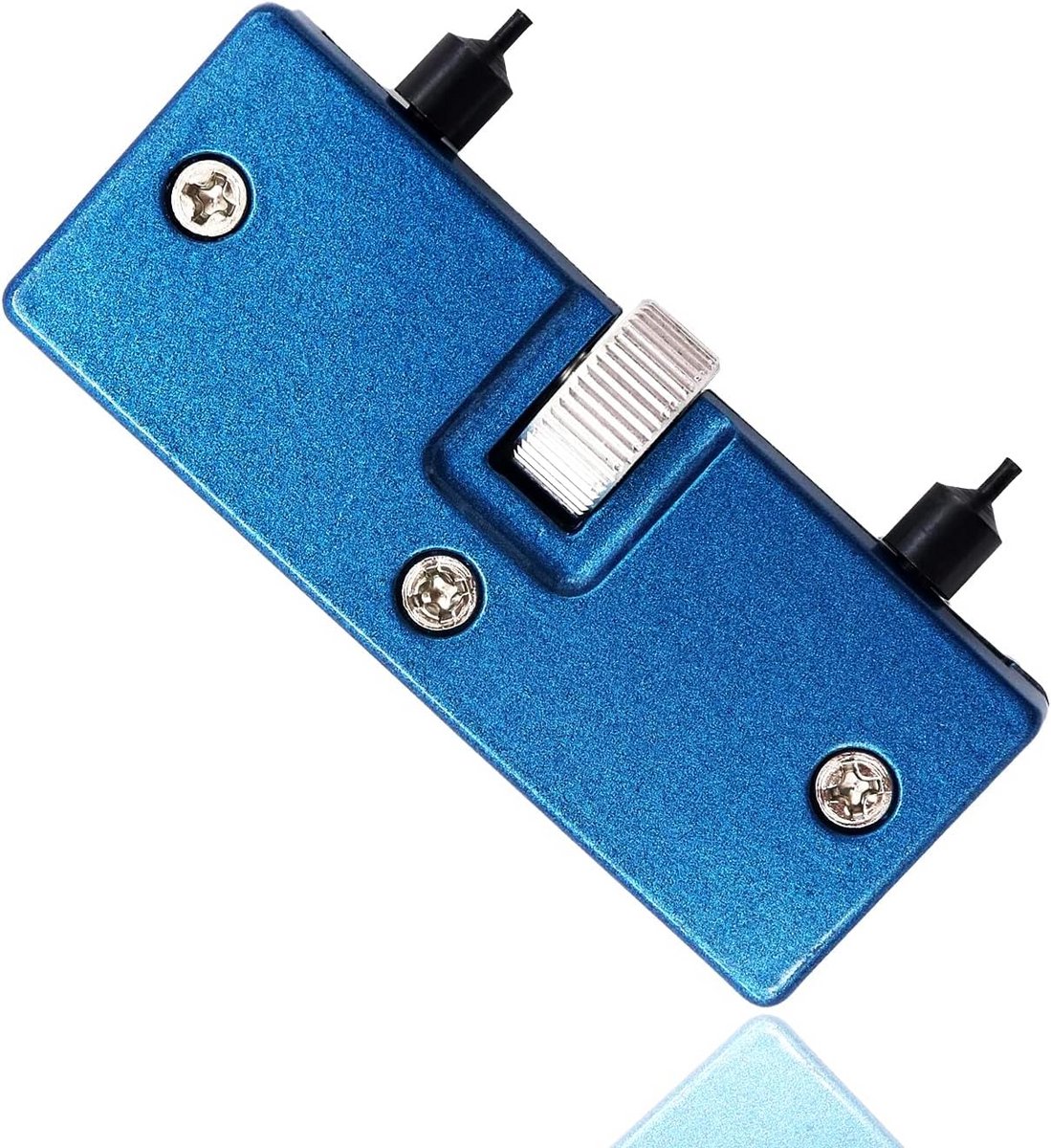 Horloge Reparatie Set - Uurwerk Gereedschap - Kast Openen - Verstelbare Kaken - 70mm x 28mm - Blauw