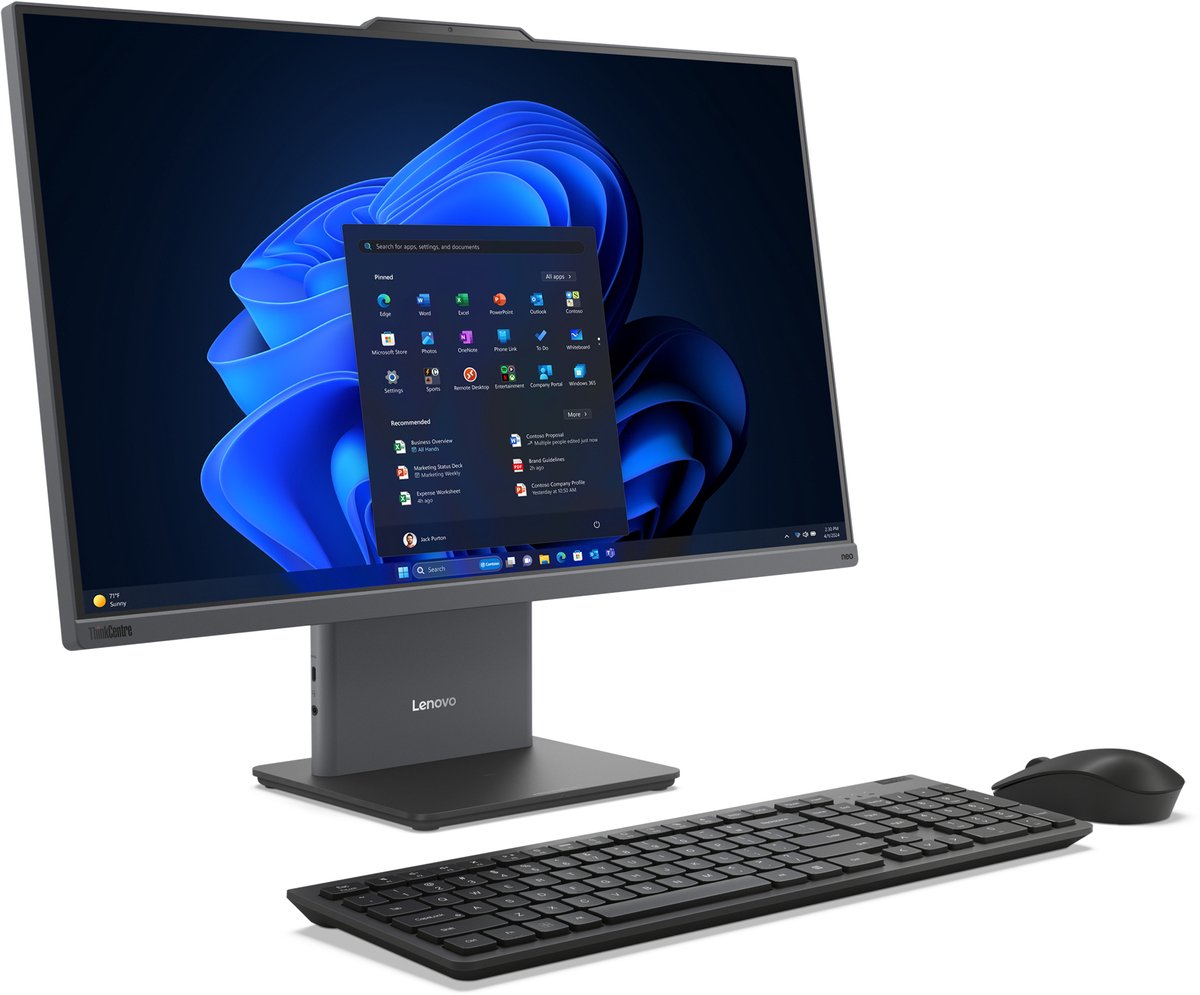 Lenovo ThinkCentre neo 50a 27 Gen 5 12SA0074MH - All-in-One PC - 27 inch - Core 5 210H - 16GB/512GB - Windows 11 Pro thumbnail 4