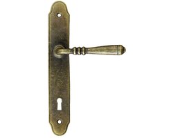 SEART DEVON - Deurbeldrukker - Antiek Goud - Met Sleutelrozet 90mm - Klassieke Stijl