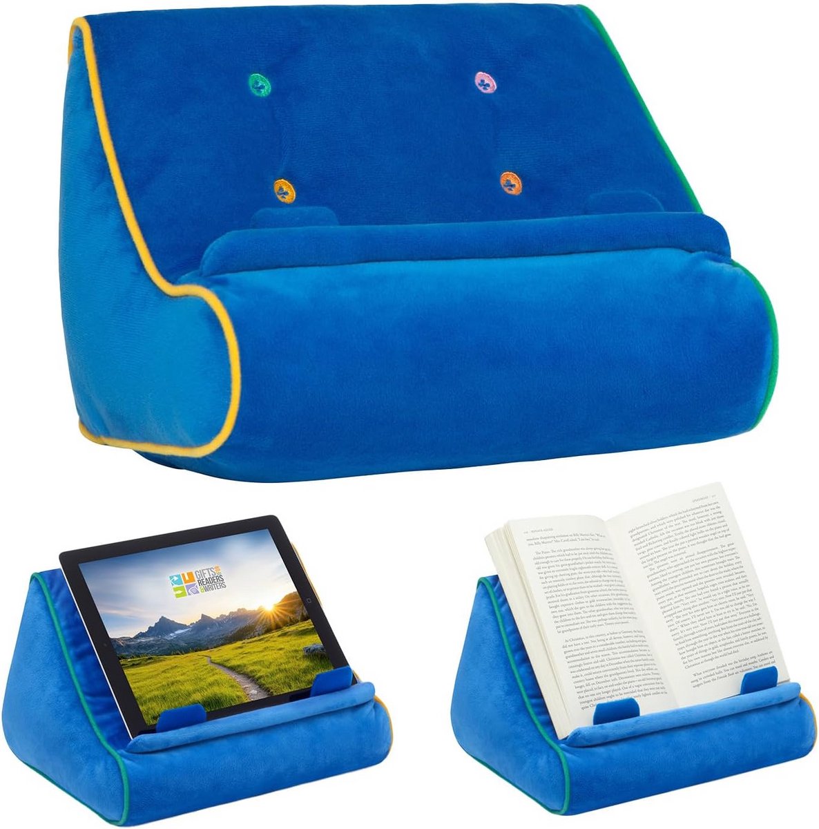 Leeskussen Tablet - Boekhouder Kussen - Ontspannen Lezen - Zacht Kristal Materiaal - 25 x 