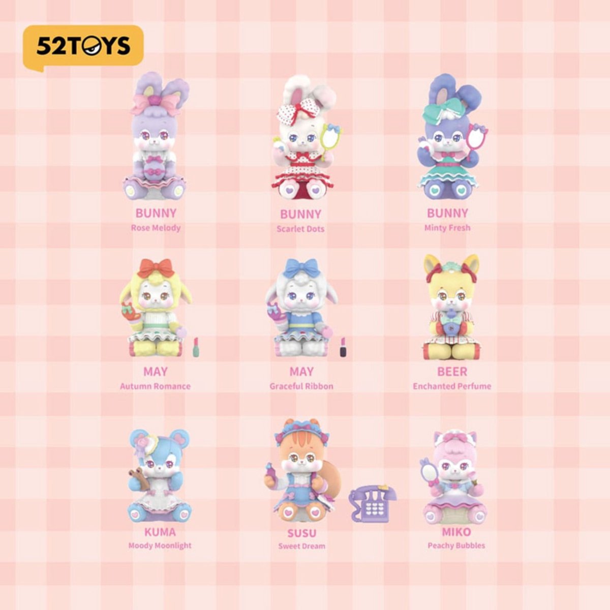 FuwaFuwa Blind Box Figures Assortment Glamour Cutie 9 cm (8)
