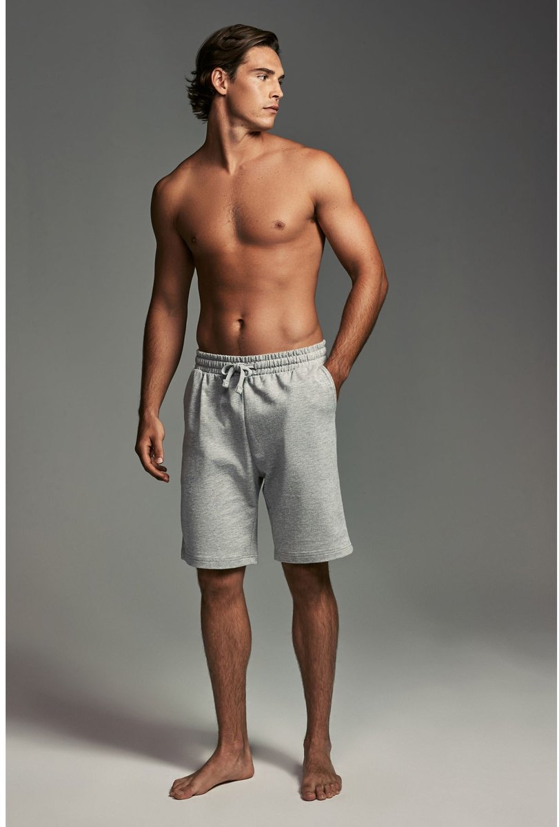 Next - Heren - Set van 2 loopback joggingshorts - Tall - Blauw