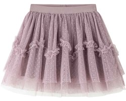 Newness Meisjes tule rok oud roze maat 98