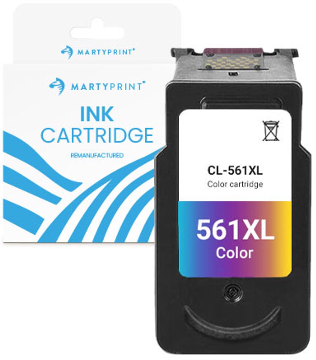 MartyPrint geschikt voor Canon CL-561 XL (3730C001) inktcartridge kleur