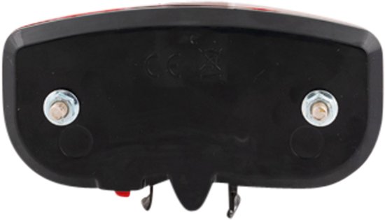 Fiets achterlicht / staartreflector - LED - universeel - batterijachterlicht met reflector - fietsverlichting / achterlichten — afbeelding 4