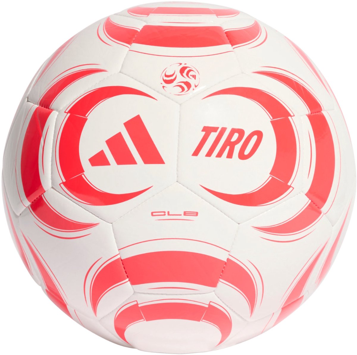 Adidas Tiro Club Voetbal wit-oranje - Maat 5