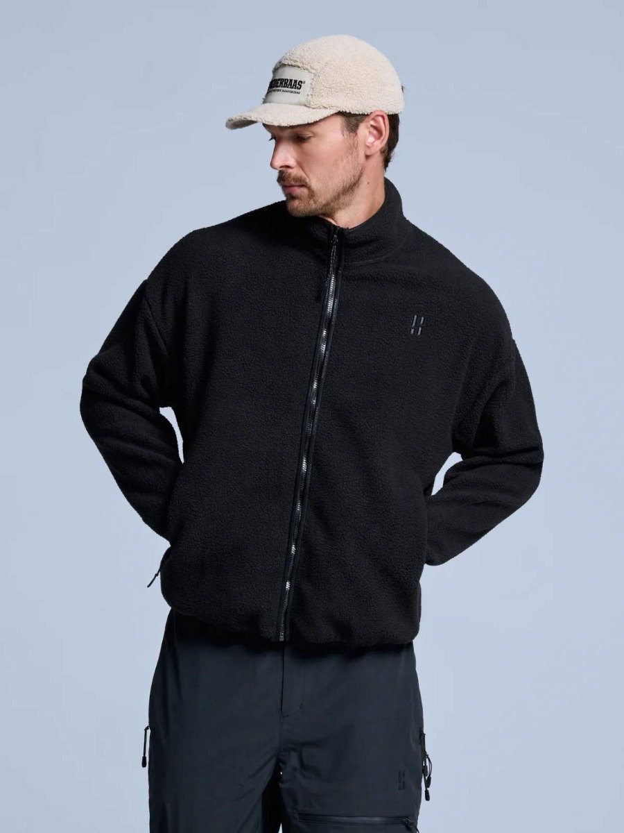 Poederbaas Sherpa Jacket Heren Four Seasons Zwart