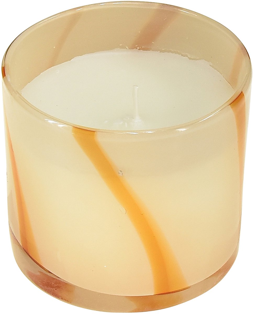 Geurkaars in glas Citronella kaars retro design Ø8cm H8cm