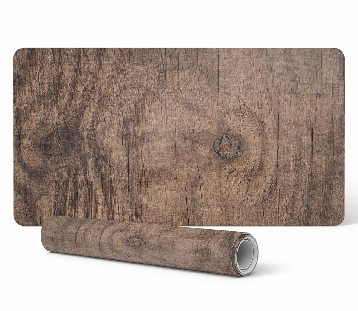 Universele beschermmat voor tafels en aanrechtbladen, houtnerf, 90x45 cm