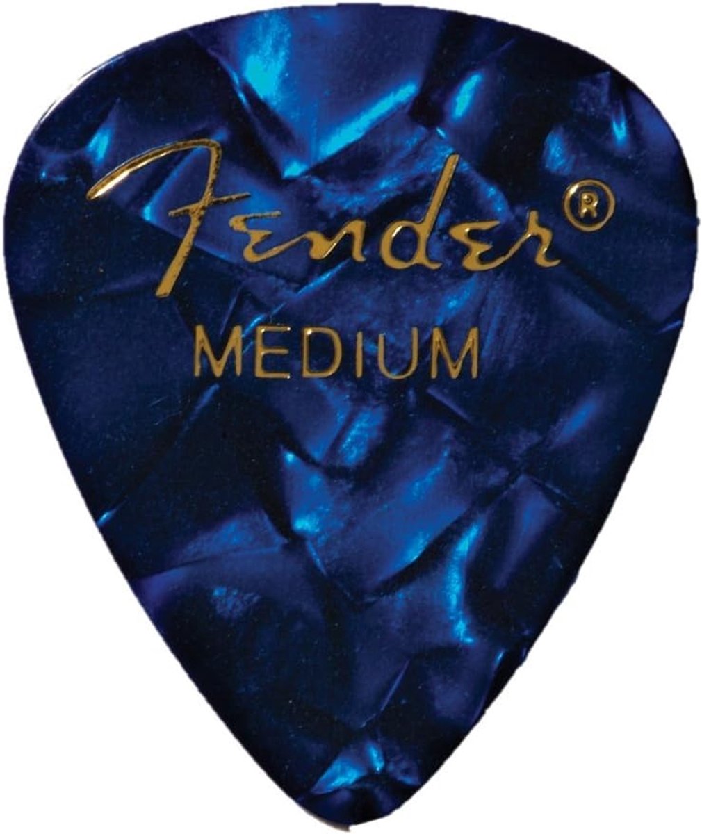 Gitaar Plectrums - Plectrums Set - Muziek Maken - Medium Dikte - 351 Vorm - Blauw