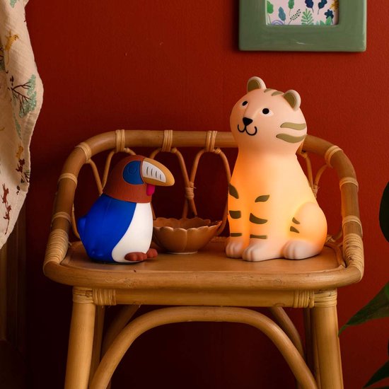 Moulin roty nachtlampje la forêt mawa - neushoornvogel van Moulin Roty — afbeelding 4