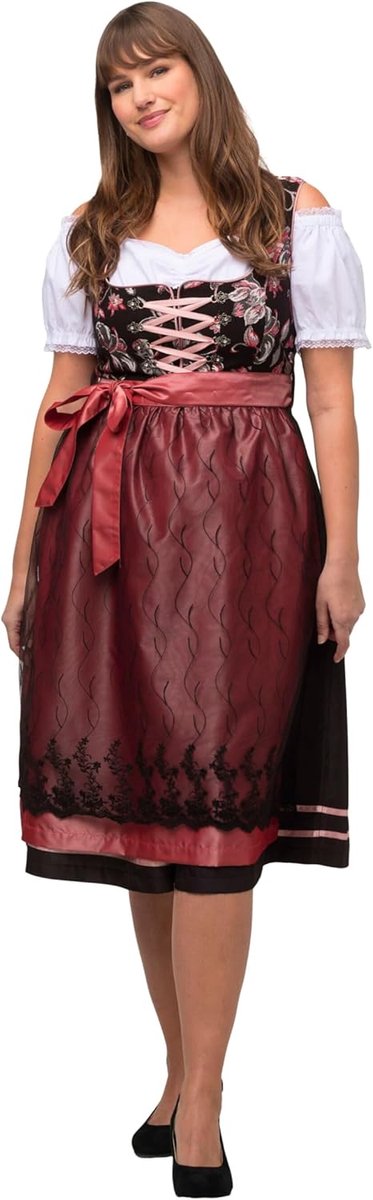 Zwarte Dirndl voor Dames - Traditionele Oktoberfest Jurk