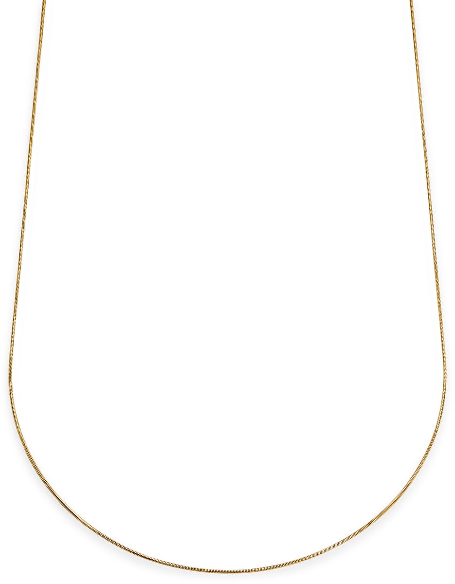 Essentials | 1 mm Goudkleurige Ketting met Slangenschakels