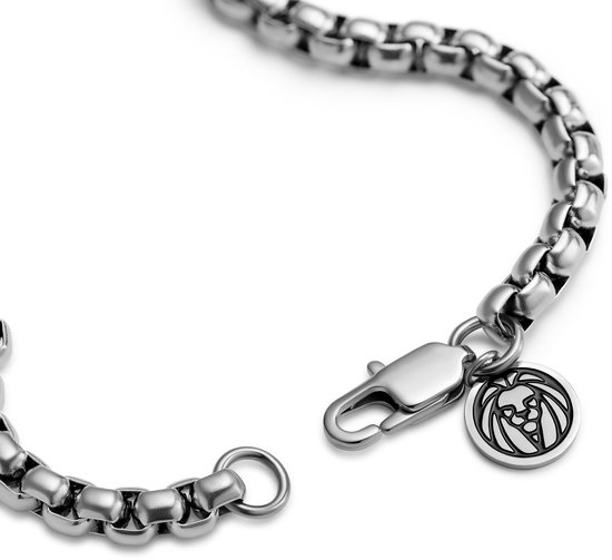 Essentials | Bracelet à maille vénitienne arrondie argentée 5 mm