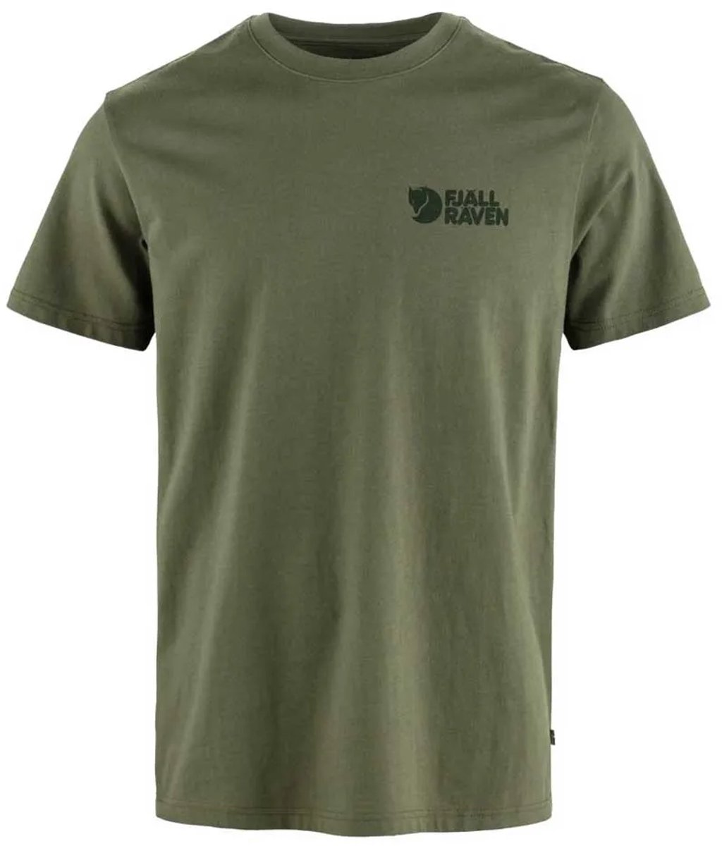 Fjällräven Heavy Classic T-shirt Met Korte Mouwen Groen XL Man