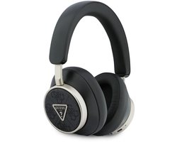 Guess Bluetooth Koptelefoon - ENC - PU Leather met opbergdoos - 4G Triangle Logo - Zwart