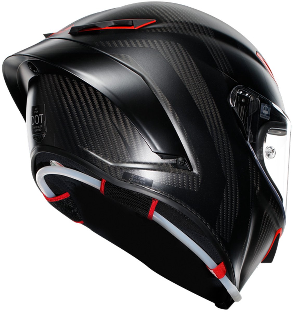 AGV PISTA GP RR INTREPIDO MATT CARBON/BLK/RED - Maat XXL - Integraal helm - Scooter helm - Motorhelm - AGV PISTA GP RR INTREPIDO MATT CARBON/BLK/RED - Maat XXL - Scooterhelmen mannen en vrouwen. – foto 8