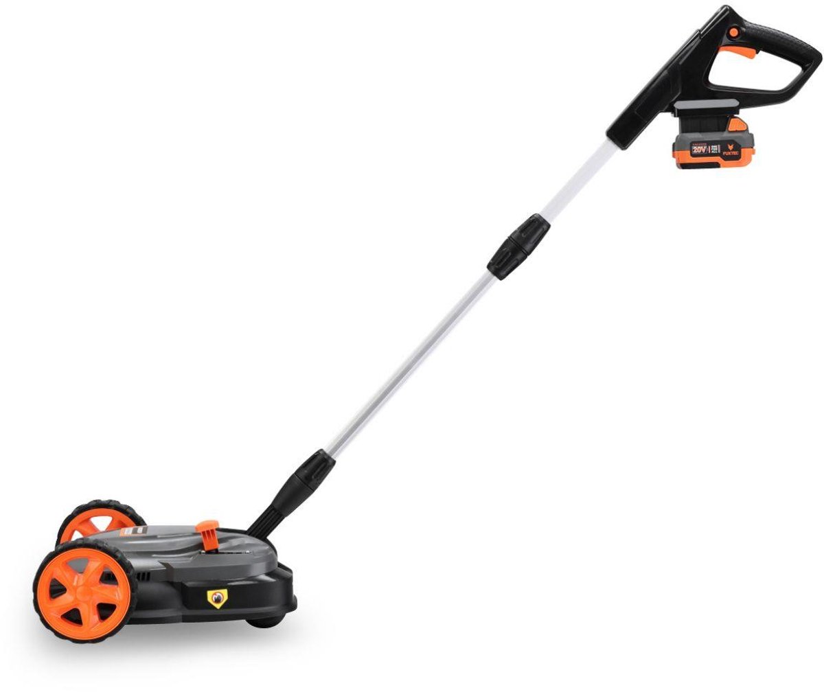 FUXTEC Snoerloze Einhand Gazonmaaier accu FX-E1RMEH20-SET – Compacte Grasmaaier – 20V Accu met Lader – 220 mm Maaibreedte – 300 W – 3-voudige Maaihoogteverstelling 30–50 mm – Flexibele Kogelkopbediening – foto 7