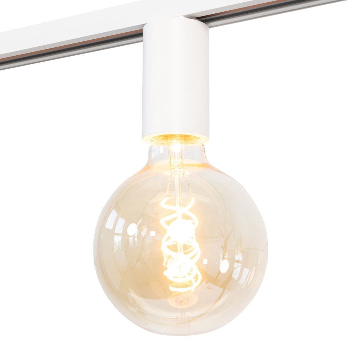 Qub Viror Base – E27 Fitting – Wit – 1-Fase Railverlichting