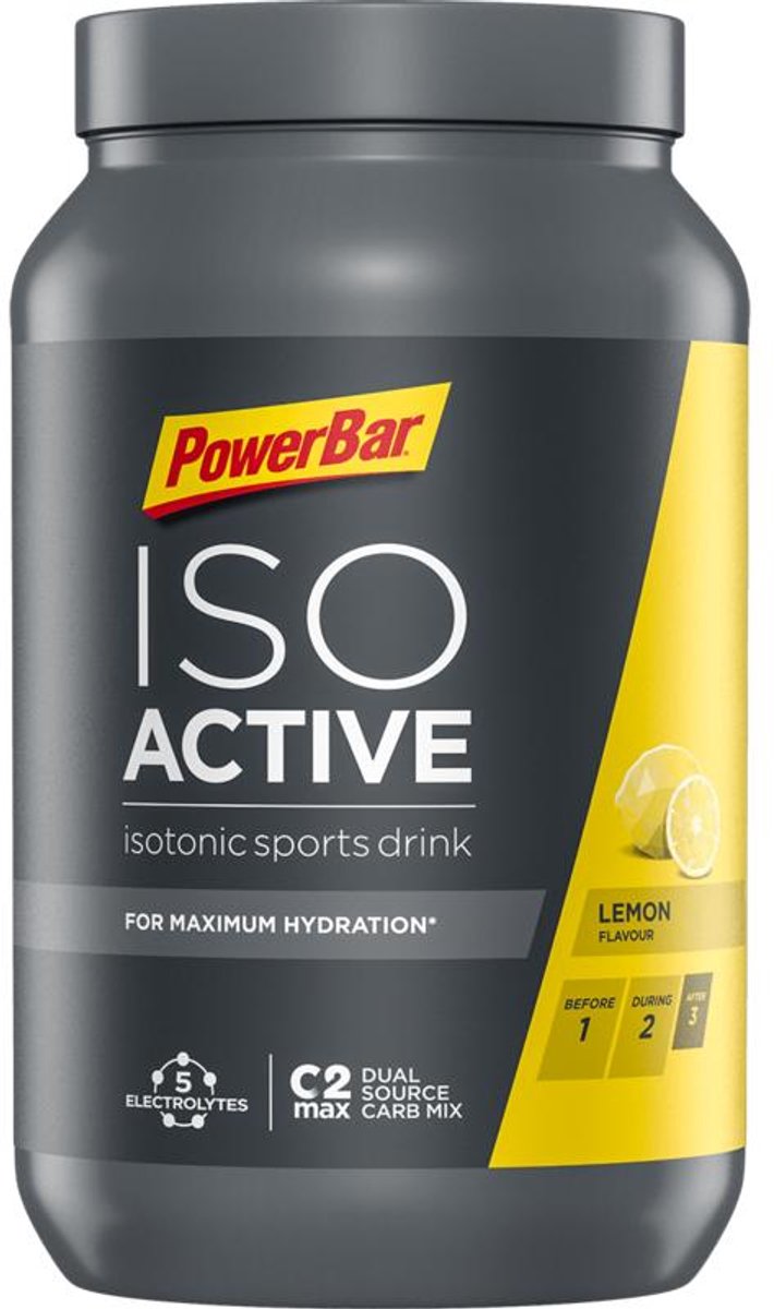 Powerbar sportdrank - IsoActive - Lemon - 1320 gram - 20 liter — afbeelding 5