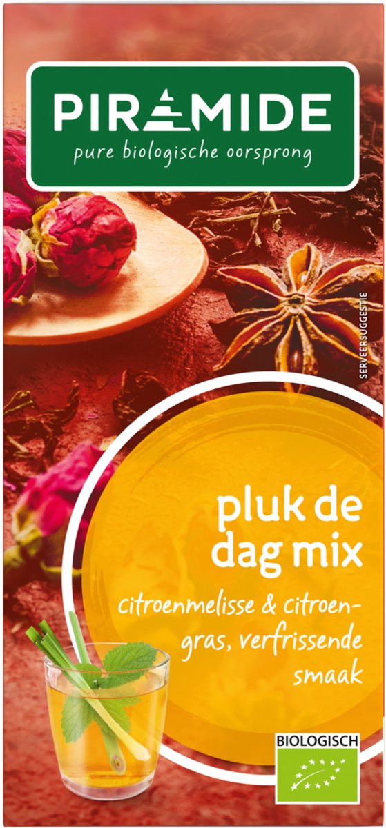 Piramide Biologische Theezakjes Pluk de Dag 20 zakjes