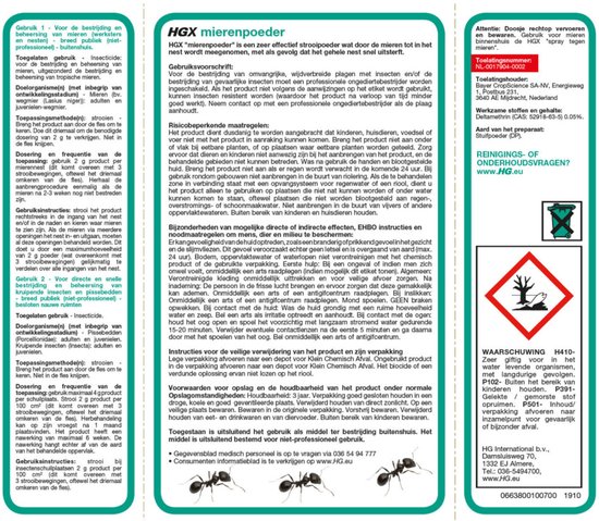 HGX mierenpoeder