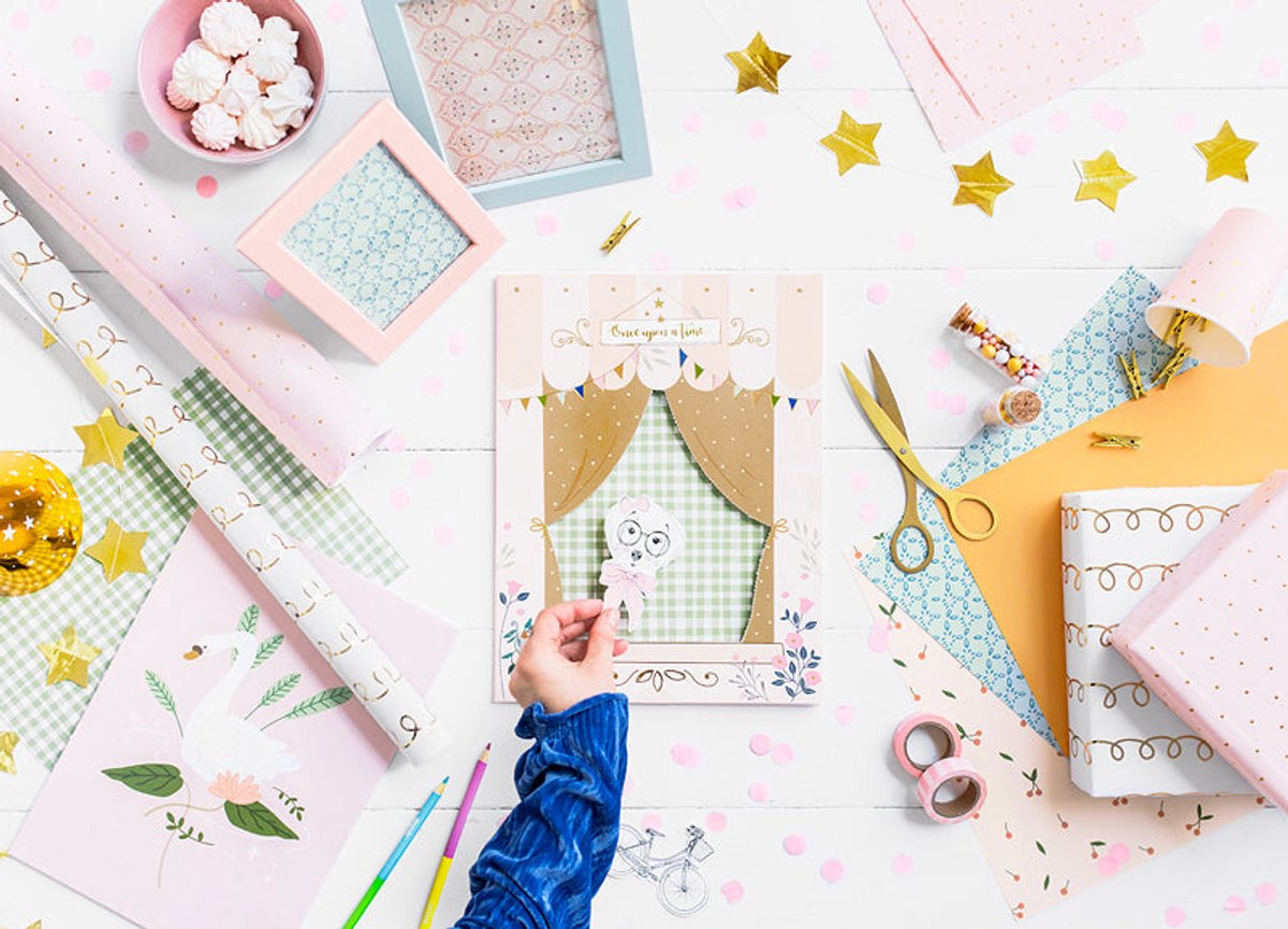 Gekleurd Knutselpapier Pastel (34 vellen) — cadeau in Hobby - foto 4
