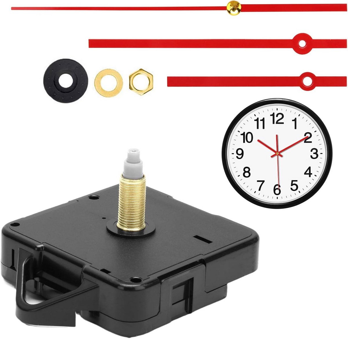 Geruisloos Uurwerk Reserveonderdelen voor Wandklokken met Wijzers