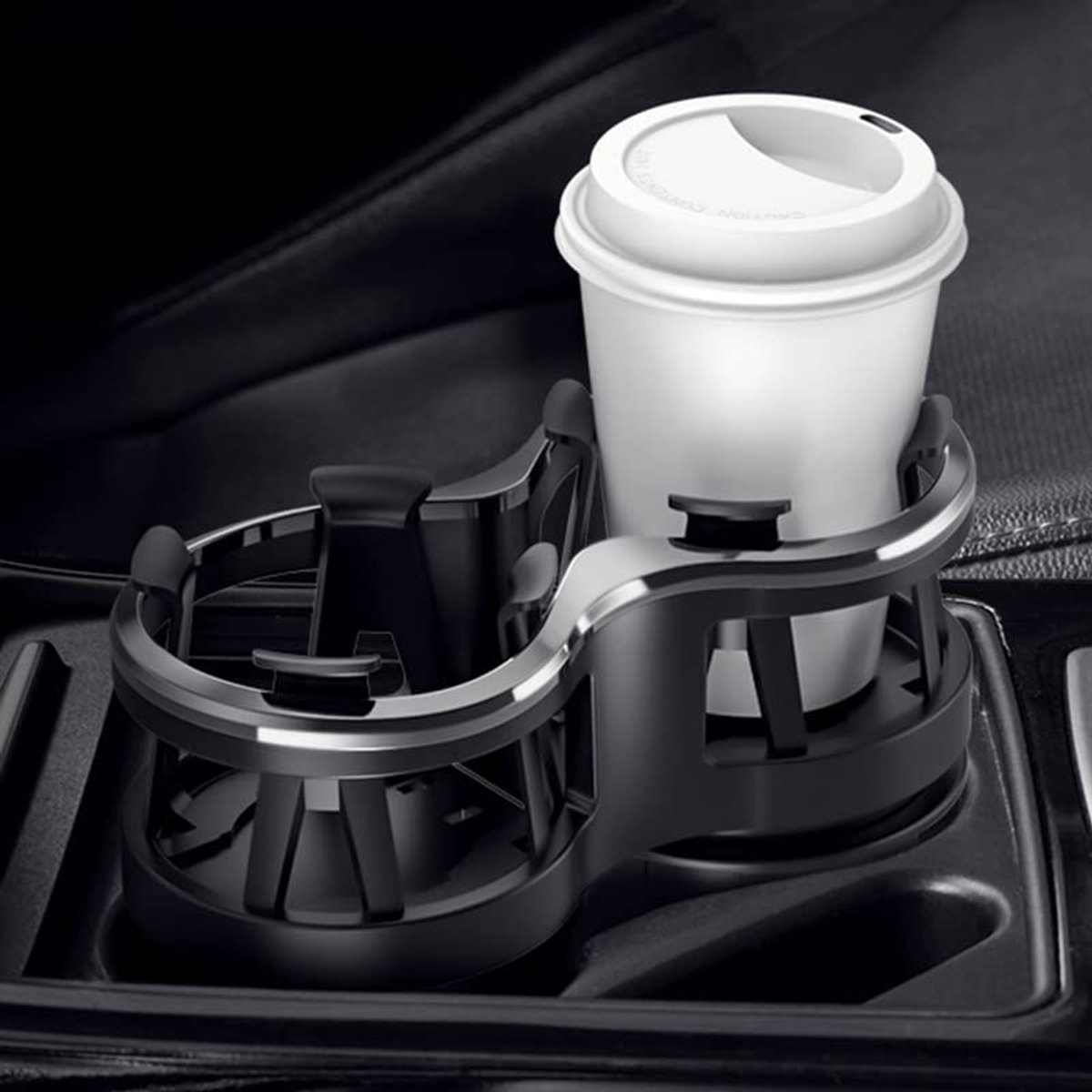 in 1 dubbele gat auto bekerhouder uitbreiding adapter met verstelbare basis voor de meeste auto console drinkflessen