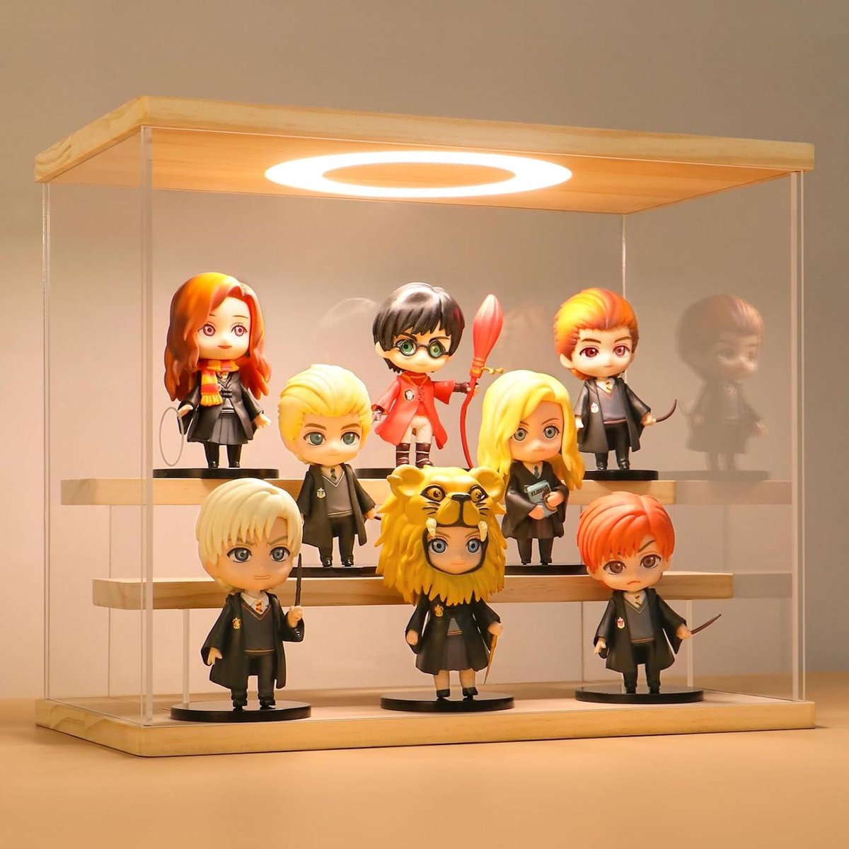 Acryl Vitrine Met LED-verlichting voor Figurines en Collectie Voorwerpen