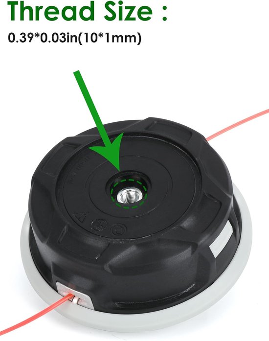 Set van twee maaikoppen, universele maaikoppen, geschikt voor Stihl Autocut C26-2, FS55, FS56, FS80, FS85, FS87, FS90, enz. — afbeelding 3