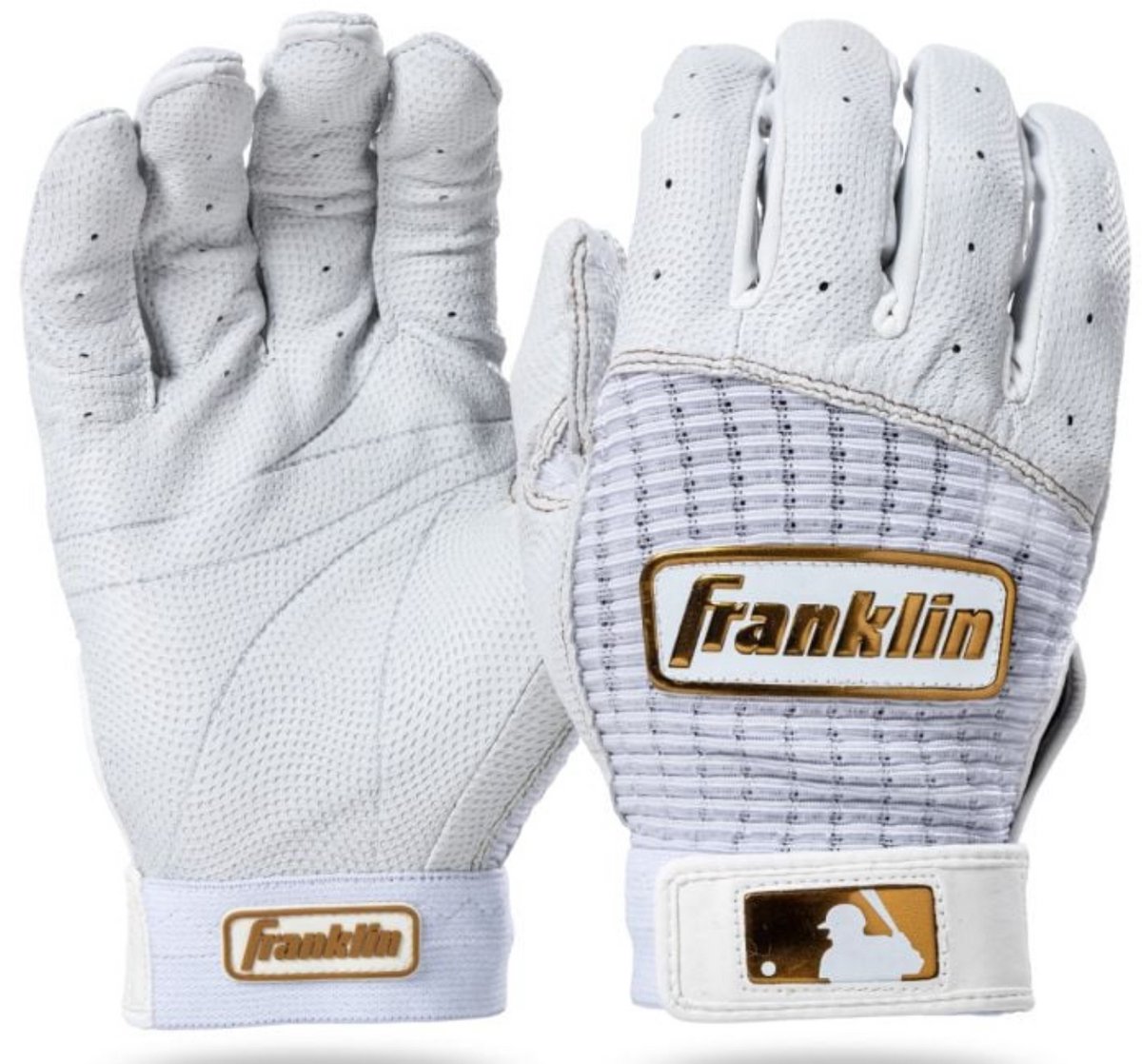 Franklin - MLB - Slaghandschoentjes - Pro Classic Series - White/Gold - Large