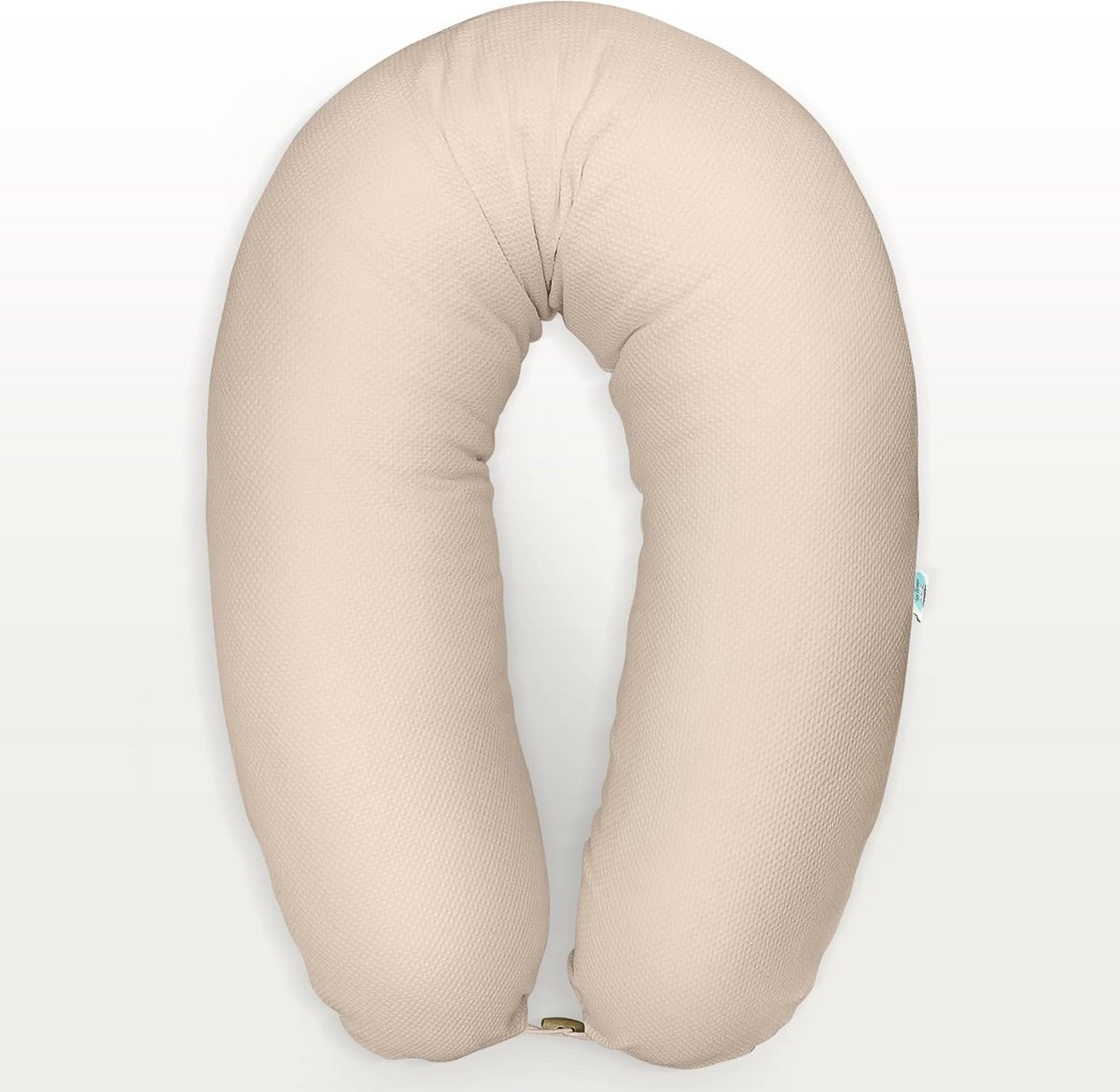 Ergonomisch XXL Zwangerschaps- en Voedingskussen 190x30 cm met Afneembare Katoenen Hoes