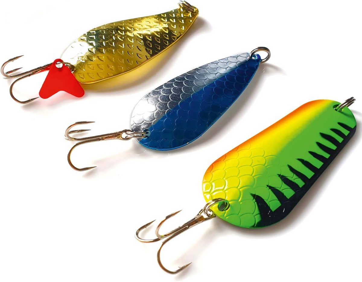 Set van 3 Shads voor Roofvis - Kunstaas voor Snoek, Snoekbaars en Baars