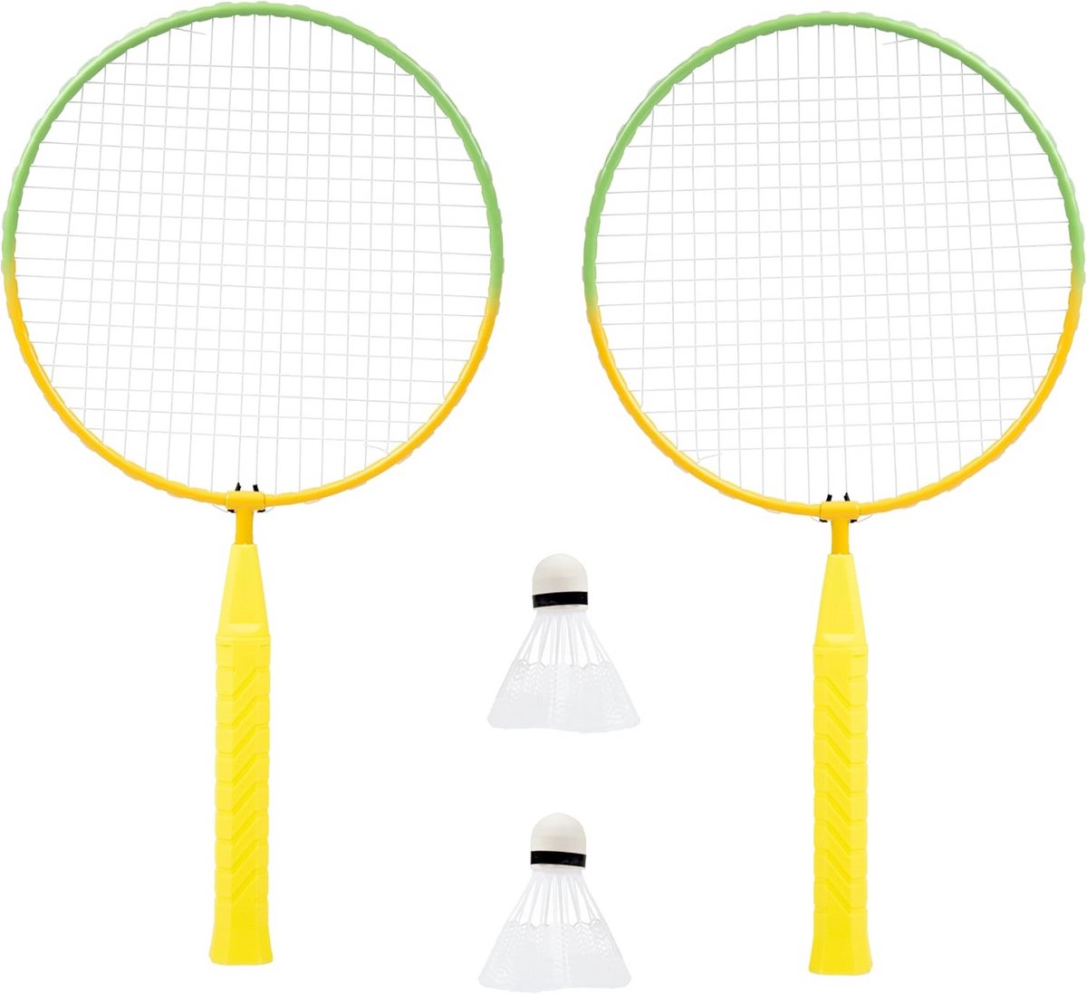 Mini Badmintonset voor Kinderen vanaf 3 jaar - Complete Starterskit met Rackets en Shuttles