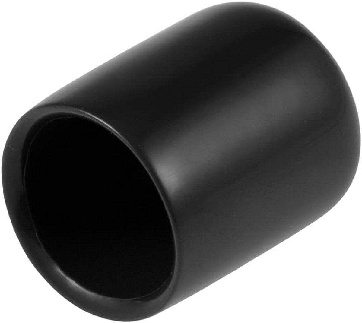 20 Stuks Zwarte Vinyl Eindkappen 13mm voor Meubelpoten en Schroefdraadbescherming