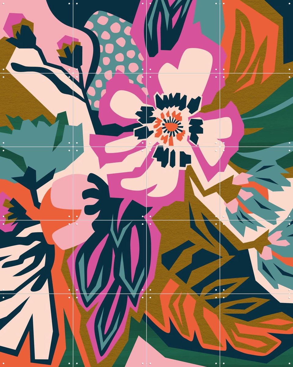 IXXI What a Coincidence, Megan Gallagher - 80 x 100 cm - Gratis ophangtool - Grote wanddecoratie en posters - Abstract, Grafisch Ontwerp, Speels