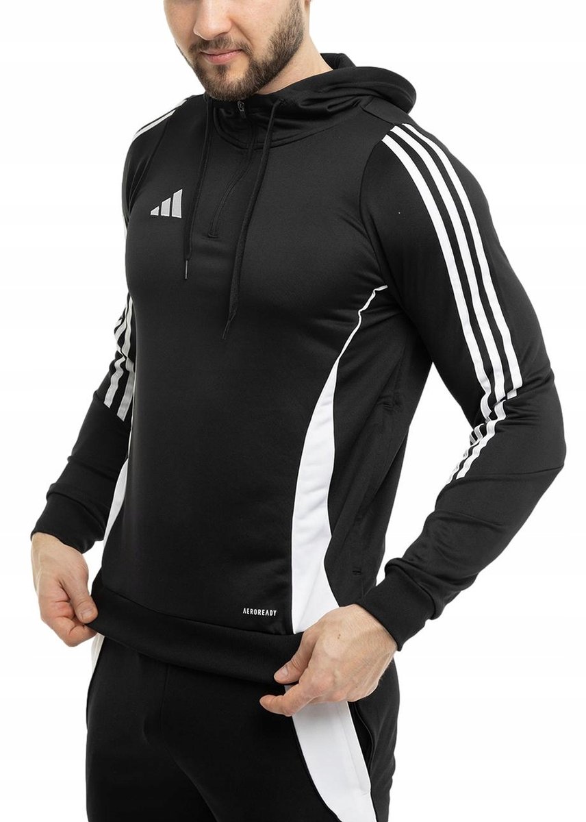adidas Trui Heren - Tiro 24 - Zwart - Polyester - Maat XXL