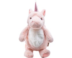 Cute since 1999 - Knuffel Rugzak - Eenhoorn Rugzak - Boekentas kleuter - Mode rugtas voor meisje van 3jaar - 42x25cm