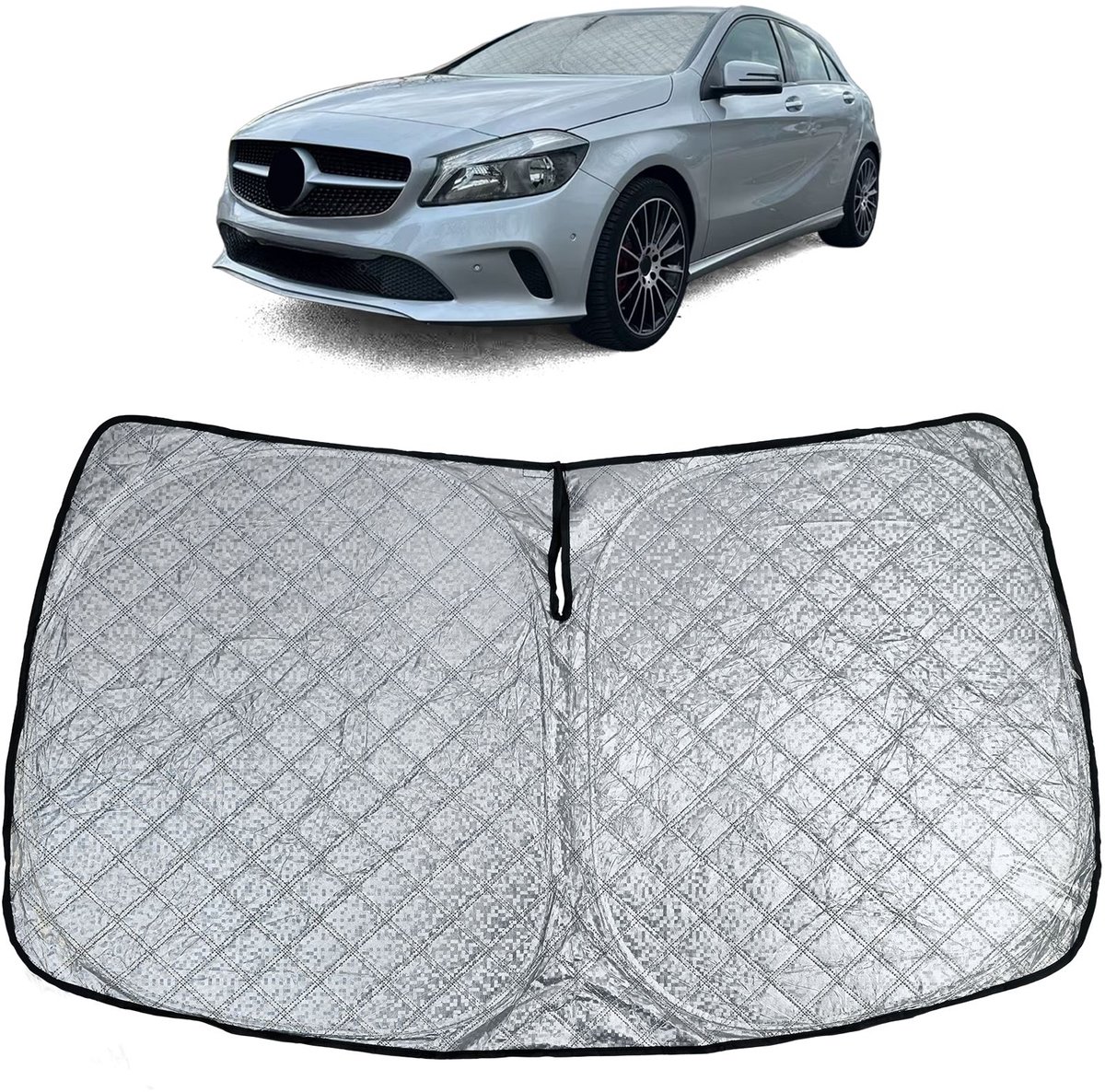 Premium Zonnescherm Voor Mercedes A Klasse W176 2012-2018 | Voorruit | Hittebescherming & Privacy