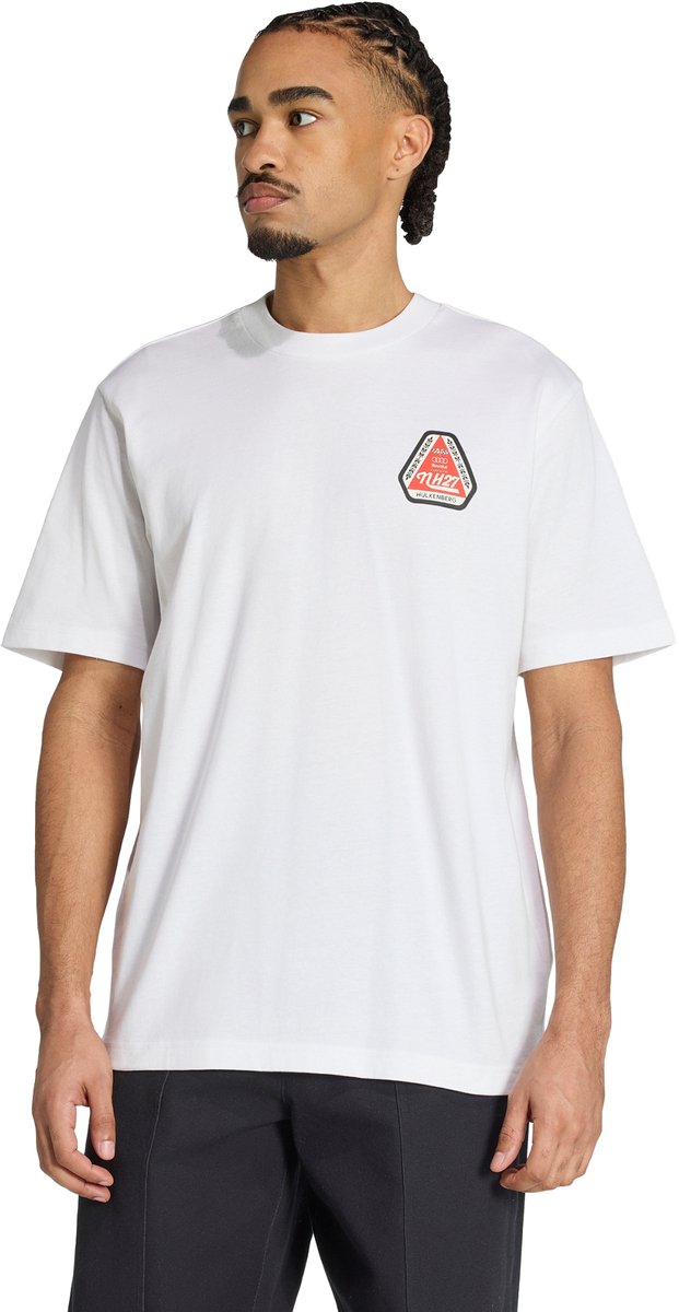Adidas Performance Audi Revolut F1 Team Nico Hulkenberg Graphic T-Shirt Heren Wit