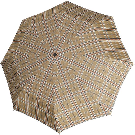 Knirps Parapluie T.200 Medium Duomatic Check Beige