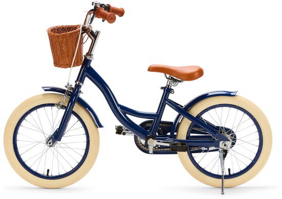 Generation Blanco 16 inch Donkerblauw - Kinderfiets met Mandje van Popal — afbeelding 4