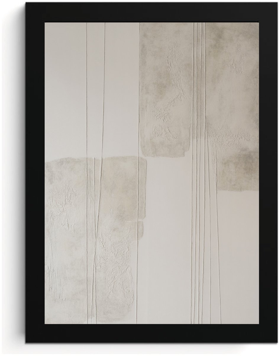 Abstracte Wall Art fotolijst, A4, Minimalistische Kunst, Neutrale Kleuren, Moderne Home Decor Wall Art, Wall Art