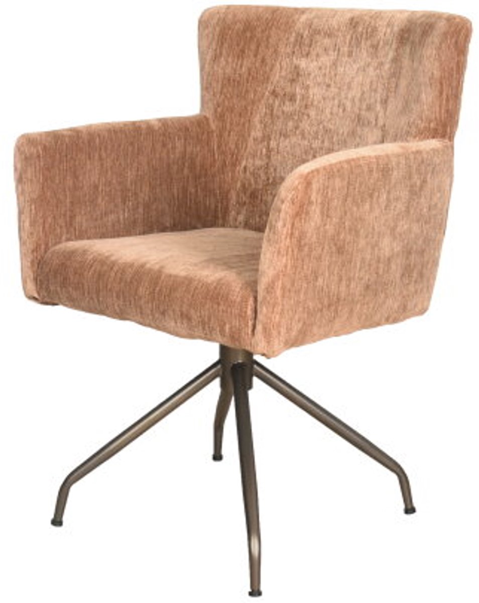 Moods Collection Eetkamerstoel Prague poot Atlas 360 anodic brown - be straight coffee 30