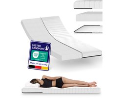 Matras 120x190 cm - Comfortschuim - Wit - Matrassen - Zacht- Mister Sandman - Goede kwaliteit