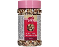 FunCakes Sprinkles Taartdecoratie - Mini Chocolade Crispy Pearls Mix - 175g