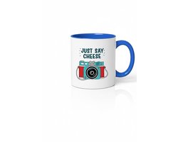 Just Say Cheese Fotografie Mok - Keramische Koffiemok voor Fotografen