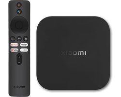 Xiaomi TV Box S 2nd Gen 4K Android Streaming Box | Chromecast & Bluetooth 5.2 | Dual Wi-Fi | 2 GB RAM + 8 GB ROM | Mijia Smart TV Box met IR-afstandsbediening